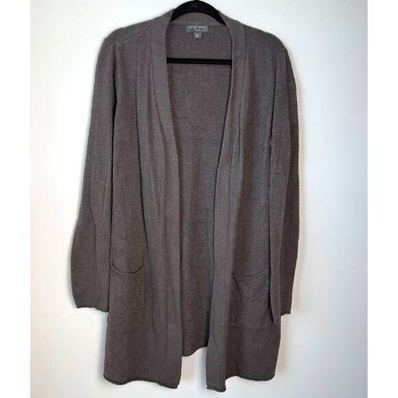 Barefoot Dreams Cozychic Lite Long Cardigan Sweater Carbon Size Medium - Picture 1 of 6